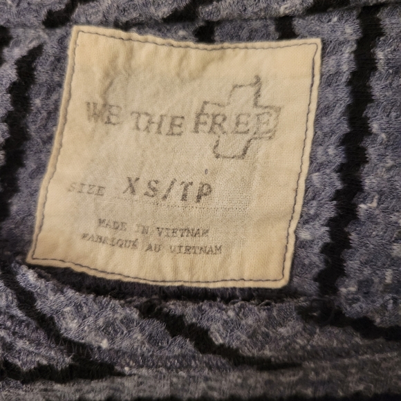 Free People Stripe Peplum Top - Picture 10 of 10